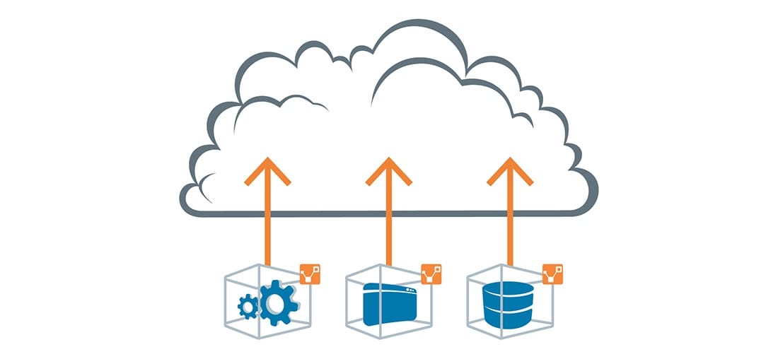 Cloud migration illustration